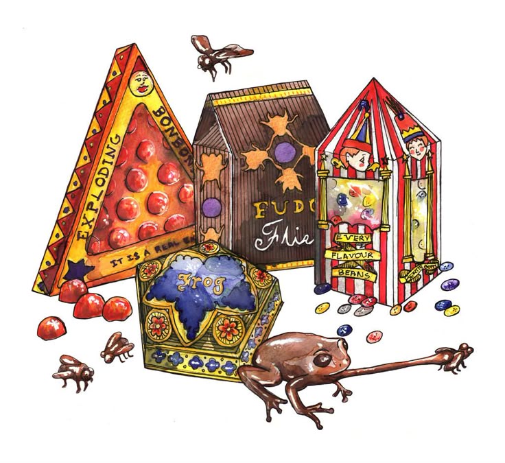 Compilation of sweets in the realm